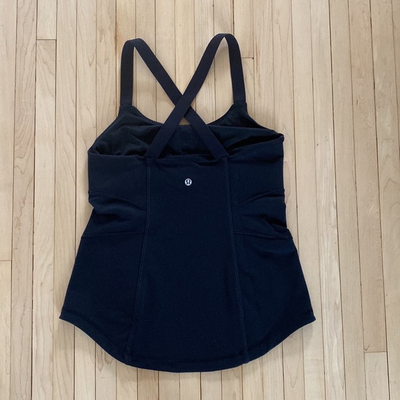 LULULEMON BLACK TANK TOP | Women’s Size 10 - Picture 2 of 4
